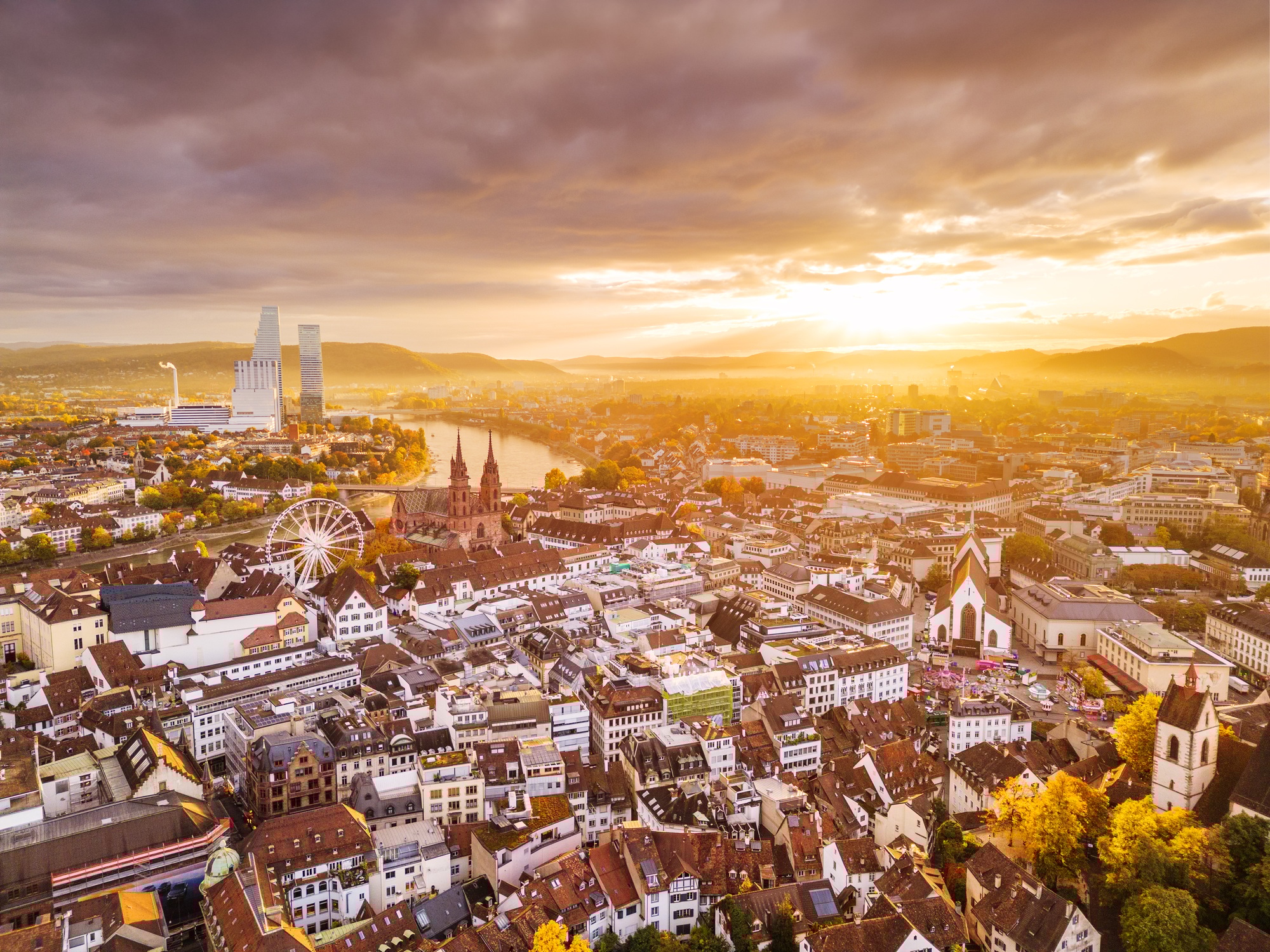 Basel, Switzerland Sunrise